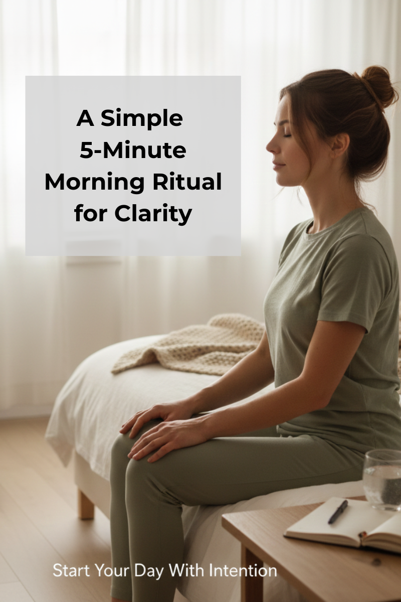 A Simple 5-Minute Morning Ritual for Clarity