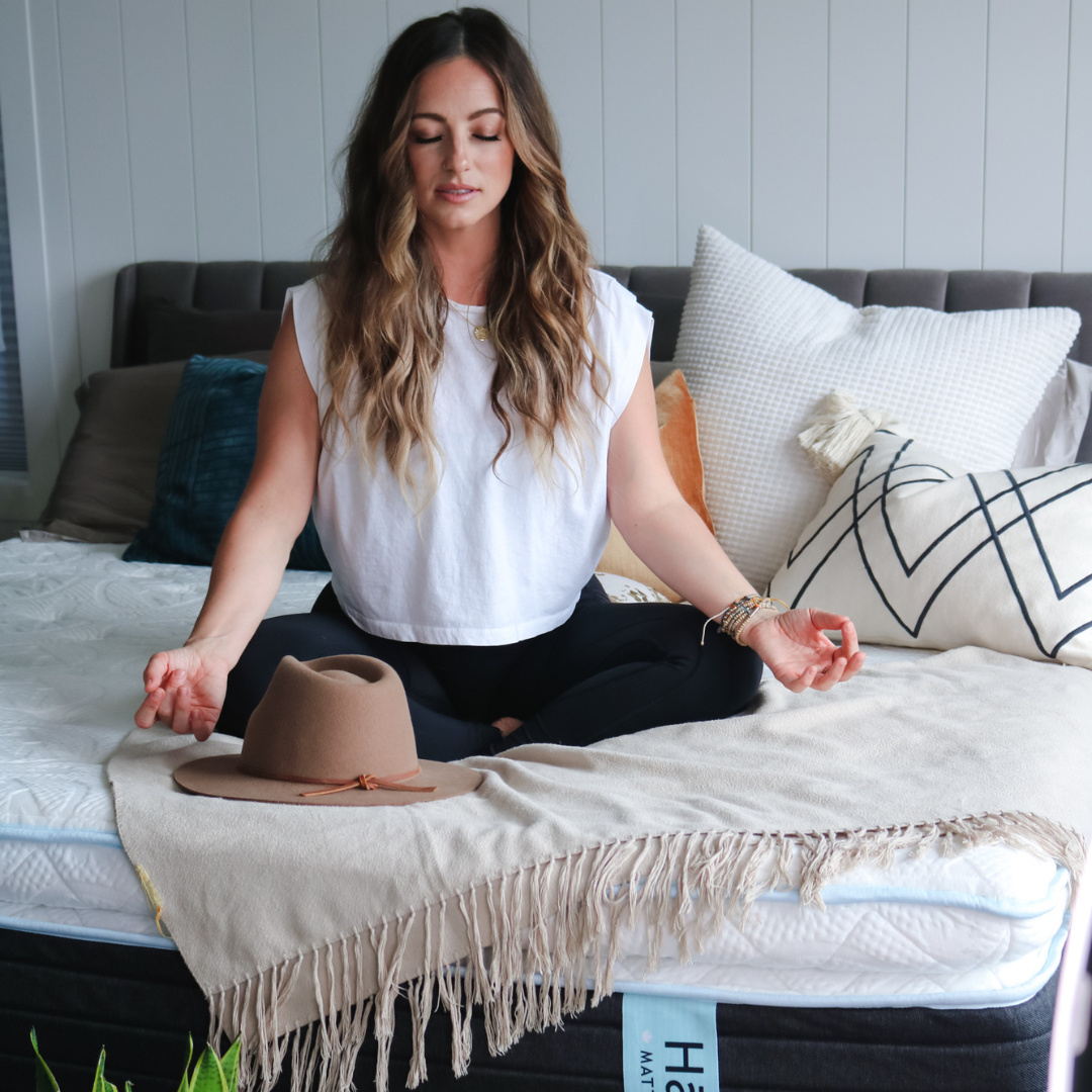 Woman in a bed, Mattress, Haven Sleep Co.