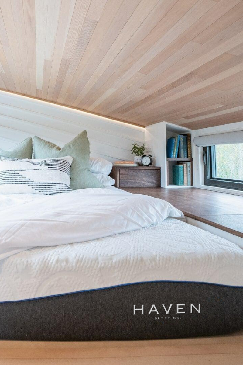 Haven Hiber8 mattress in tiny home 