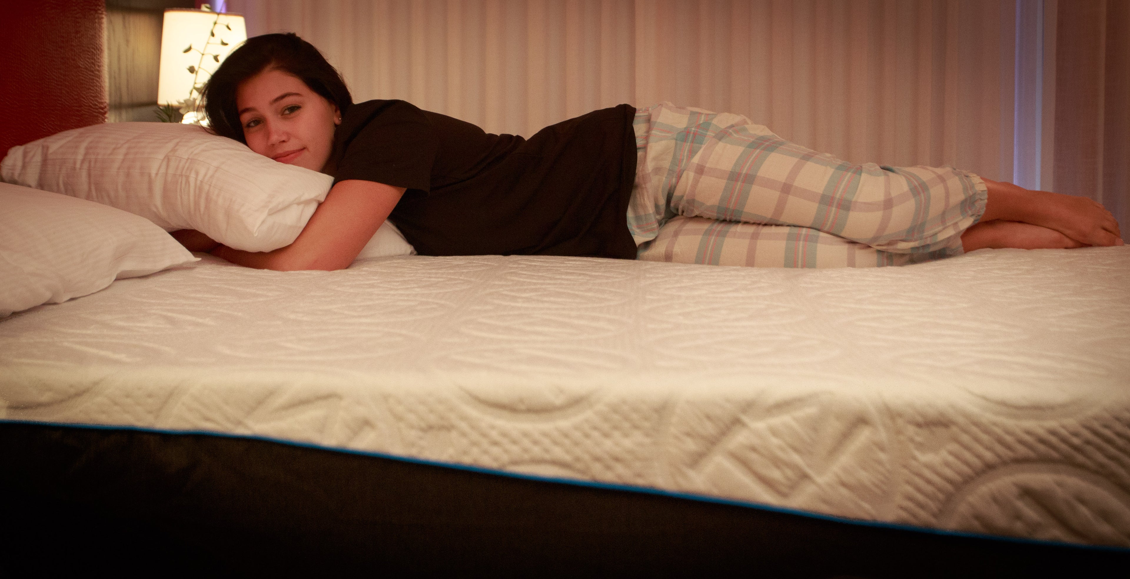 Haven mattress, zoned support, comfortable plant-based memory foam