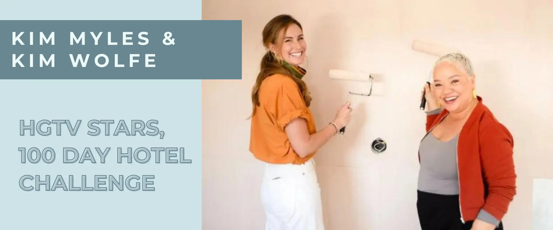 Kim Myles Kim Wolfe Haven Sleep Co. HGTV 100 Day Hotel Challenge
