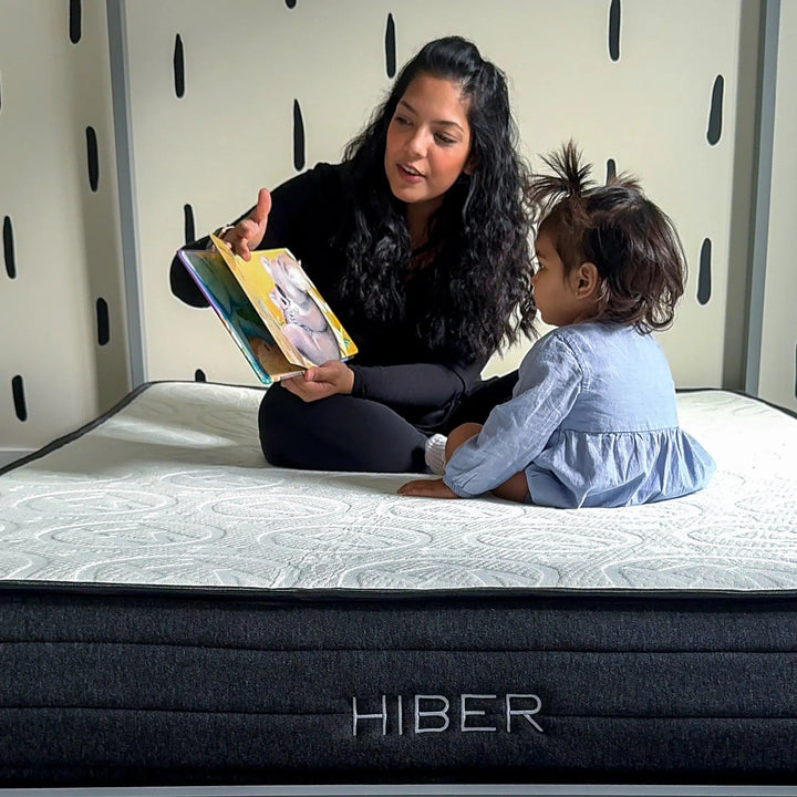 Eco-friendly HIBERNate Kids Mattress with natural materials, crafted in Canada for long-lasting durability and sustainable quality.