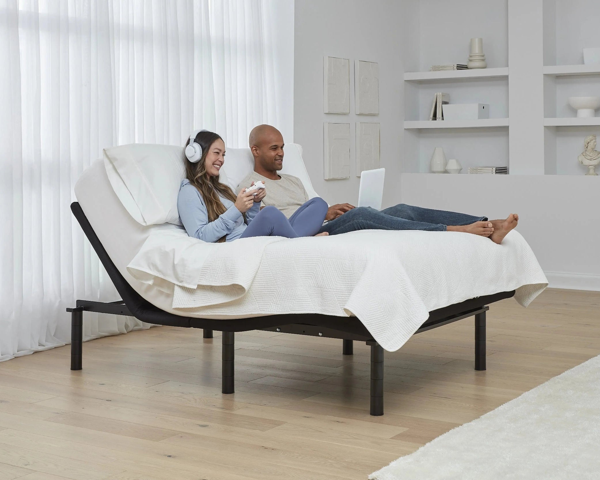Rêverie 400™ base de pouvoir réglable avec le massage de Vague 3D