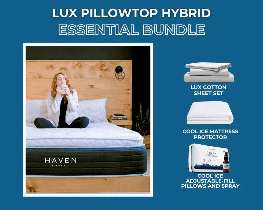 LUX Pillowtop Hybrid Essential Bundle
