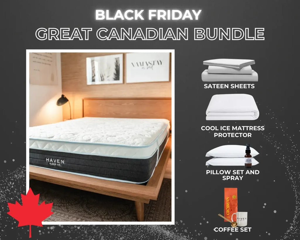 BLACK FRIDAY NOW + The Great Canadian Wake Up Bundle (Eurotop Hybrid Mattress)