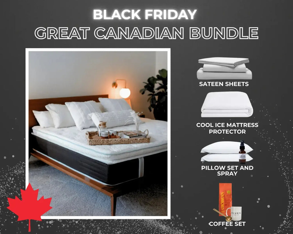 BLACK FRIDAY NOW + The Great Canadian Wake Up Bundle (LUX Pillowtop Hybrid)