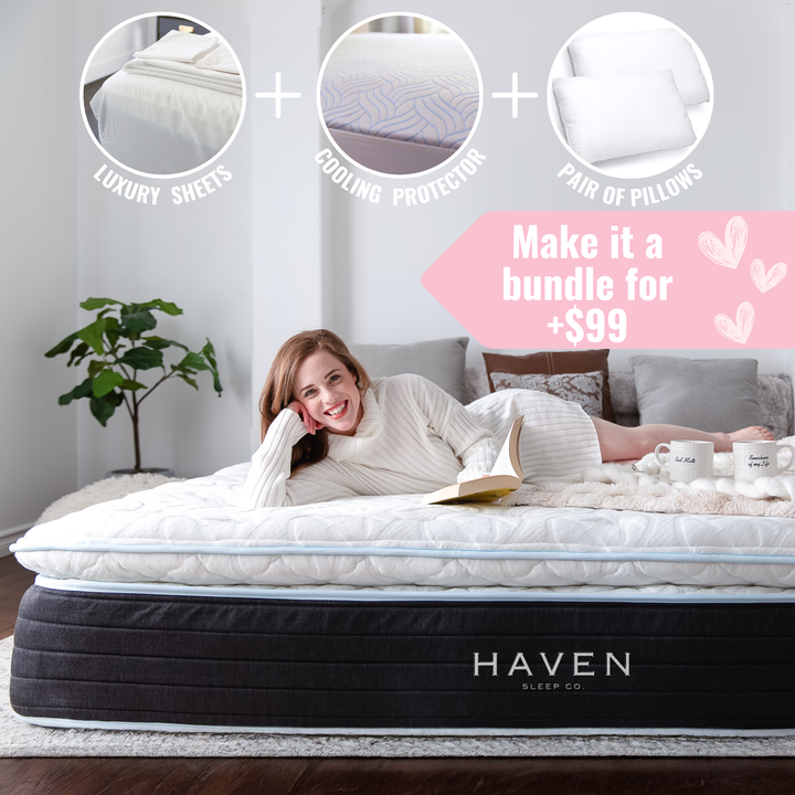 For The Love of Sleep Lux Pillowtop Hybrid Bundle