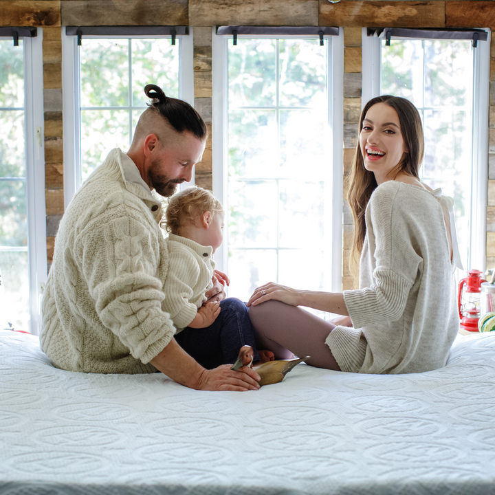 Haven LUX Rejuvenate mattress showcasing its natural latex and eco-friendly foam layers, designed for optimal comfort, durability, and superior motion isolation