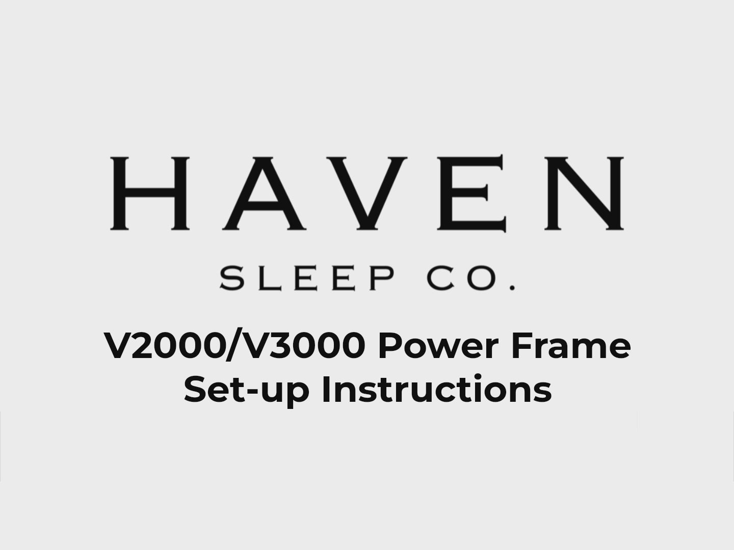 Haven SmartBase+ V3000 - Luxury Adjustable with 3D Massage