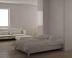 HIBER8 Walbed Mattress in a clean aesthetic bedroom